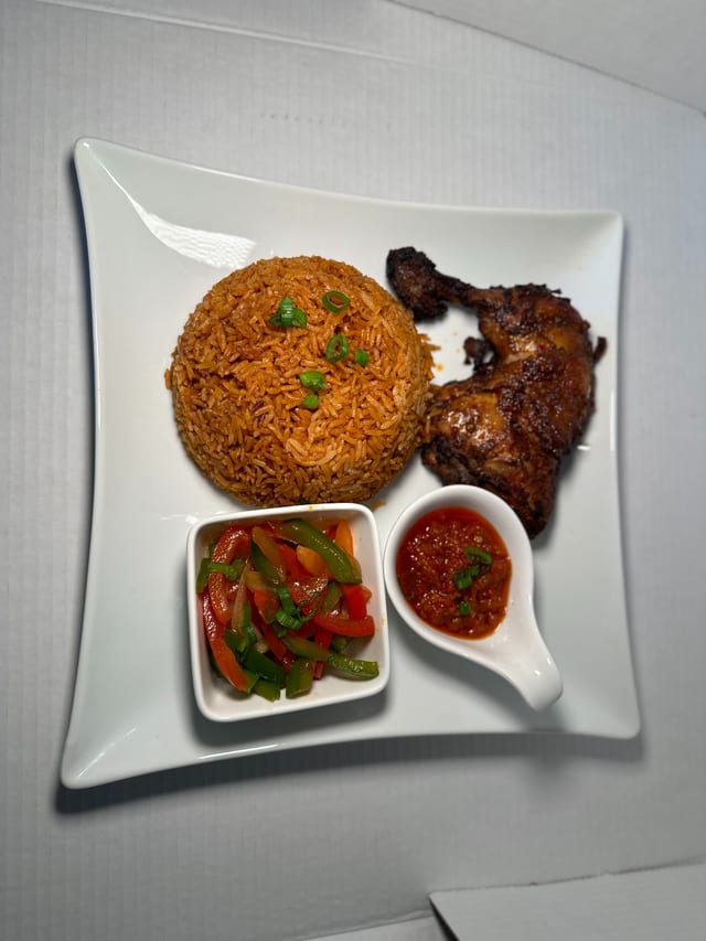 Jollof Rice with Chicken