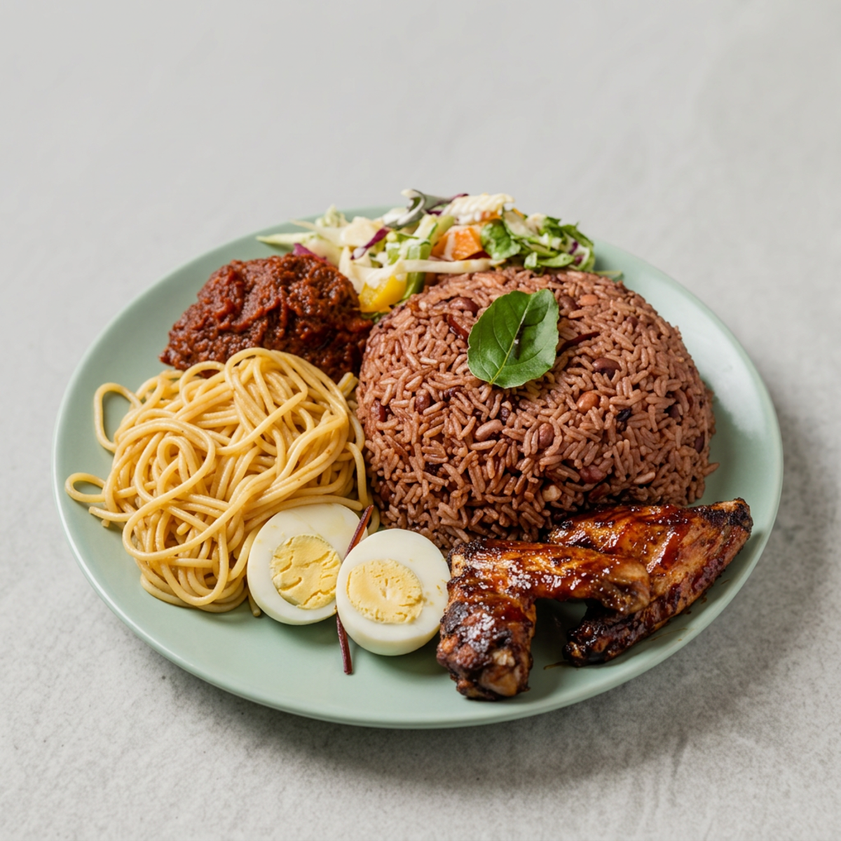 Waakye W /"Grilled Chicken