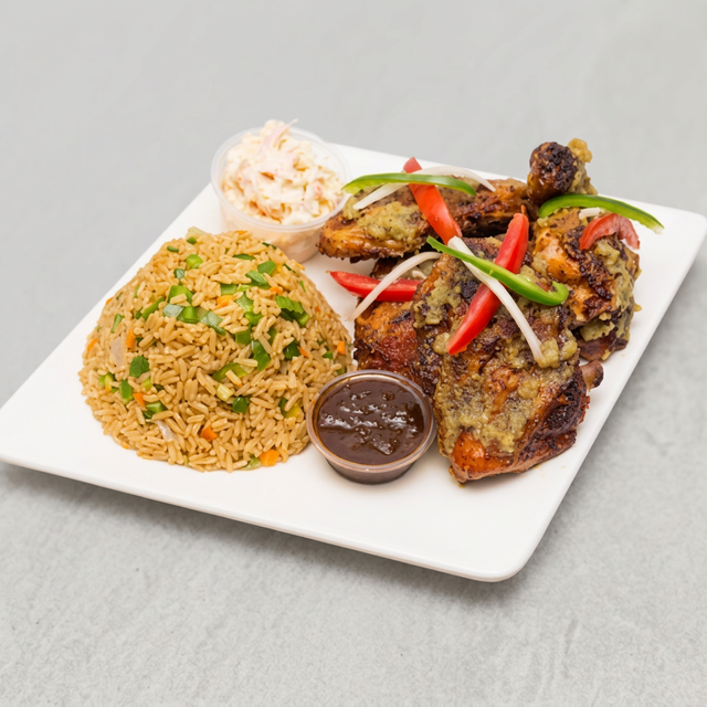 Fried Rice W/ Grilled Chicken.