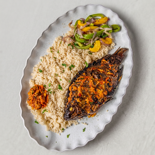 Attieke Grilled Tilapia